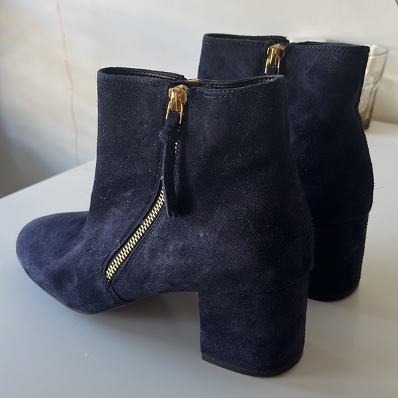 Blue Suede Booties - Picture 3 of 4